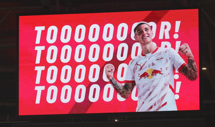 "Tor" je po nemško gol. Vemo, kdo jih daje za Leipzig. | Foto: Guliverimage
