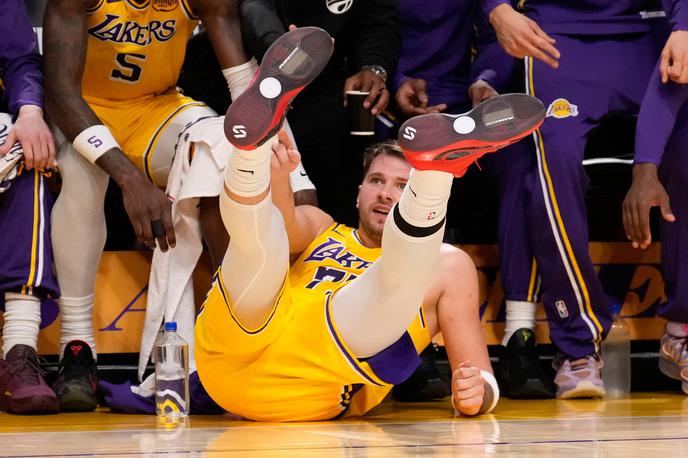 Luka Dončić, Los Angeles Lakers | Luka Dončić je dosegel 38 točk, a je imel devet izgubljenih žog. | Foto Guliverimage