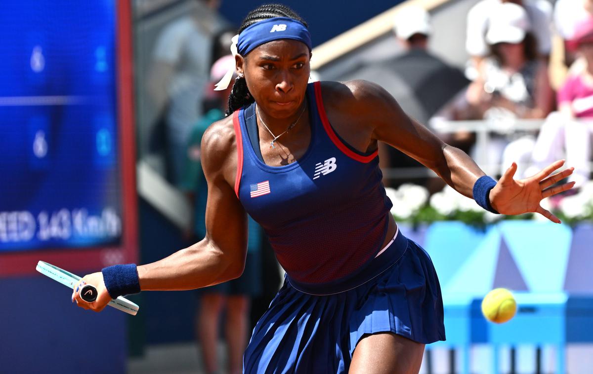 Coco Gauff | Coco Gauff se je že v uvodu poslovila iz Cincinnatija. | Foto Guliverimage