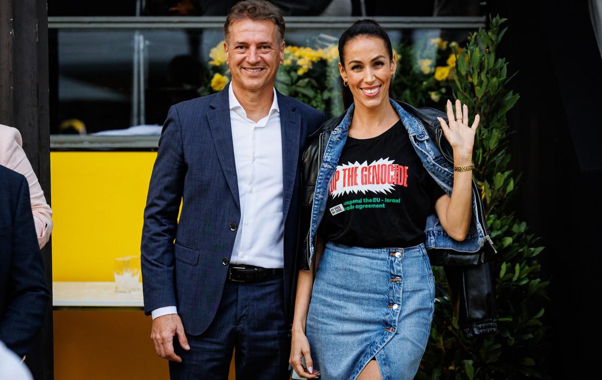 Robert Golob, Tina Gaber | Foto STA