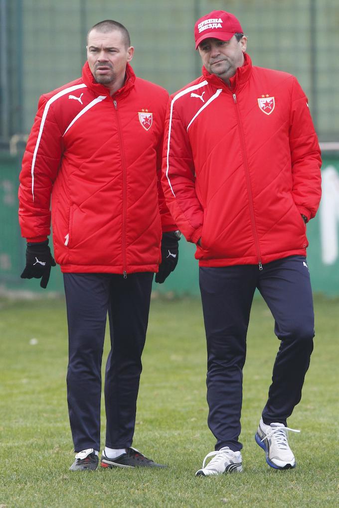 Pri Crveni zvezdi je v sezoni 2013/14 sodeloval s Slavišo Stojanovićem. | Foto: Sportida
