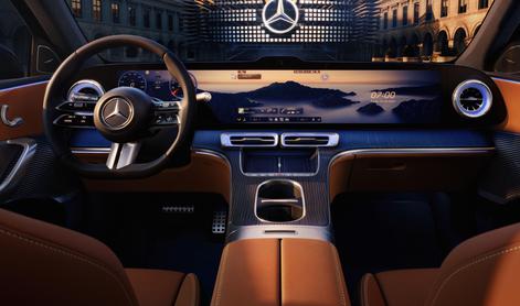 Razkritje: Mercedes bo uporabil 99-centimetrski zaslon #foto