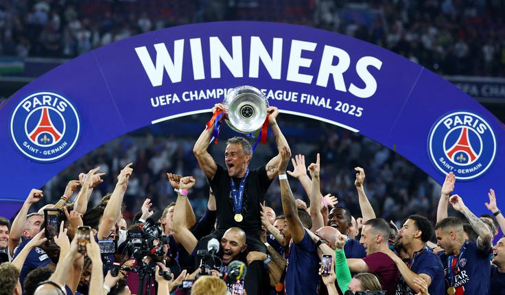 Naslov evropskega prvaka brani PSG. | Foto: Reuters