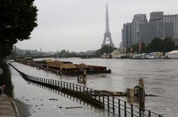 Reka v Parizu šest metrov nad običajno gladino