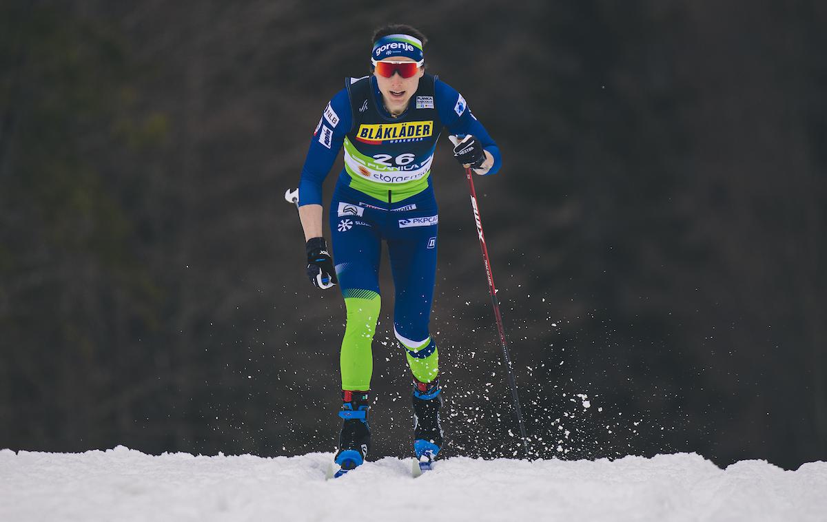 Planica 2023, 1. dan, smučarski teki, sprint klasika | Eva Urevc (desno) je  bila daleč od nastopa v polfinalu. | Foto Grega Valančič/Sportida