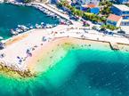 Plaža Brodarica Rezalište, Hrvaška