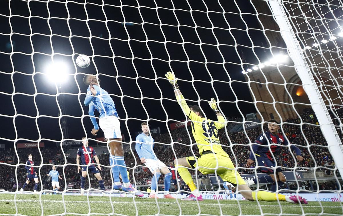 Dan Ndoye Bologna Napoli | Napoli je to sezono zabil 18 golov manj od Interja, a ima tri točke prednosti. Dobil jih je osem manj. | Foto Reuters