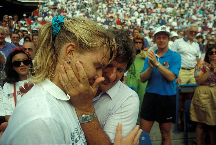 Steffi Graf nikoli ni imela rada medijske pozornosti. | Foto: Gulliver/Getty Images