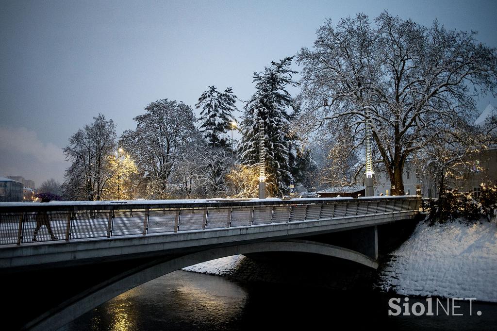 sneg v Ljubljani