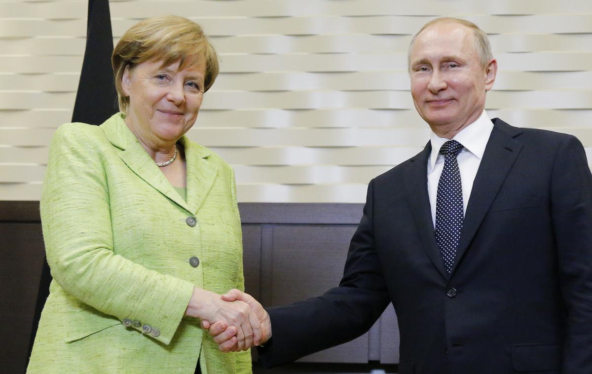 Angela Merkel Vladimir Putin | Foto Reuters