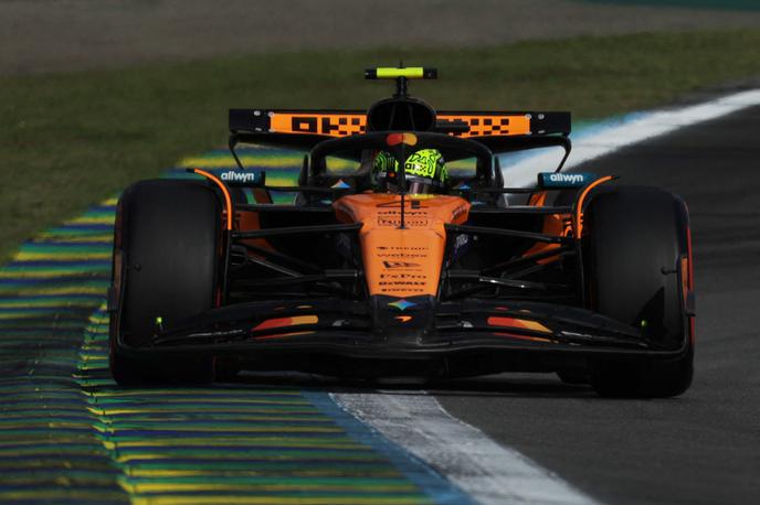 Interlagos Lando Norris McLaren | Lando Norris dirka za sedmo zmago sezone in 11. v formuli ena. | Foto Reuters
