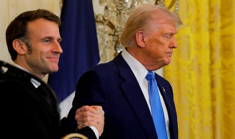 Macron usklajen s Trumpom: premirje je blizu