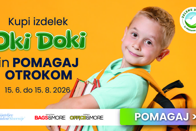 Z nakupom izdelkov Oki Doki do šolskih torb za otroke v stiski