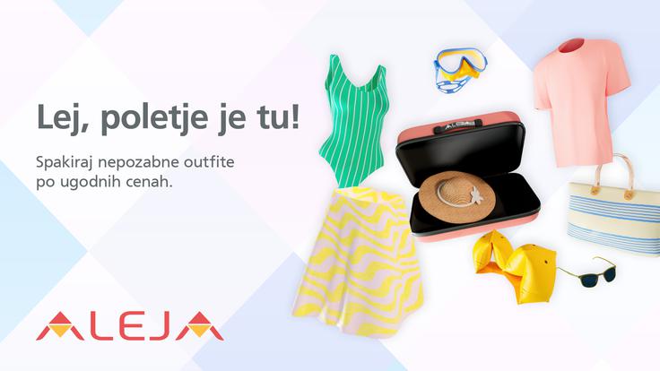 Ujemite poletni nakupovalni utrip v ALEJI. | Foto: Aleja