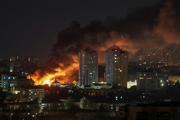 Kijev, napad, Ukrajina | Foto: Reuters
