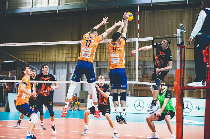 Pokal CEV: ACH Volley - Barkom Kažani Lviv | Odbojkarji ACH Volleyja so zmagali tudi v Ukrajini. | Foto Grega Valančič/Sportida