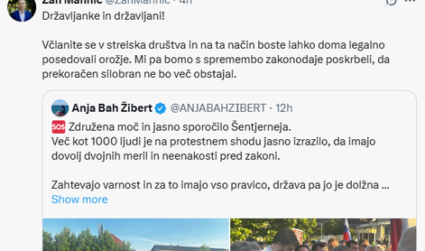 Je šel Žan Mahnič predaleč? Takšen je njegov odziv za medije. Oglasila se je tudi predsednica. #video