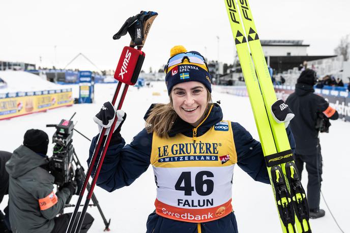 Ebba Andersson | Švedinja Ebba Andersson je pred domačim občinstvom v Falunu slavila zmago na 10 km v klasičnem koraku. | Foto Guliverimage