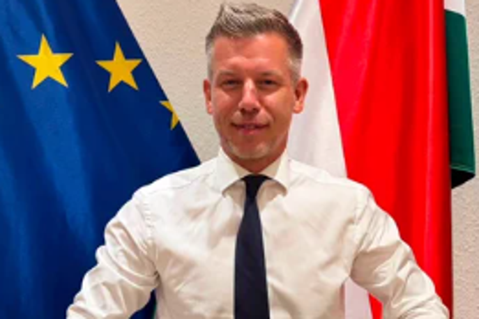 Peter Magyar | Madžarski premier je prejel 90 mangov.  | Foto X/@magyarpeterMP