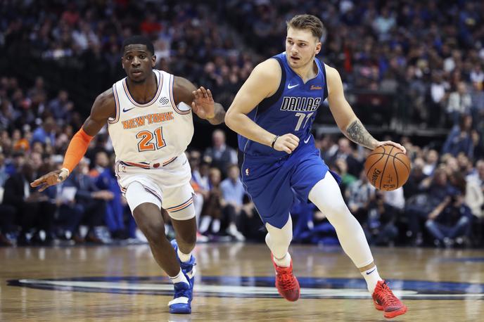 Luka Dončić | Luka Dončić se v nedeljo ni udeležil Dallasovega treninga. | Foto Reuters