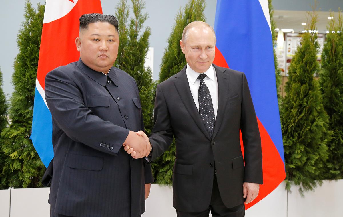 Kim Jong Un in Vladimir Putin | Foto Reuters