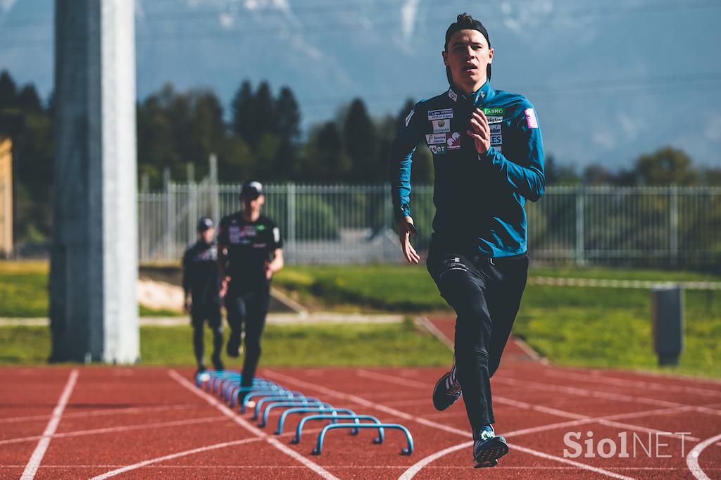 Skakalci trening Kranj priprave