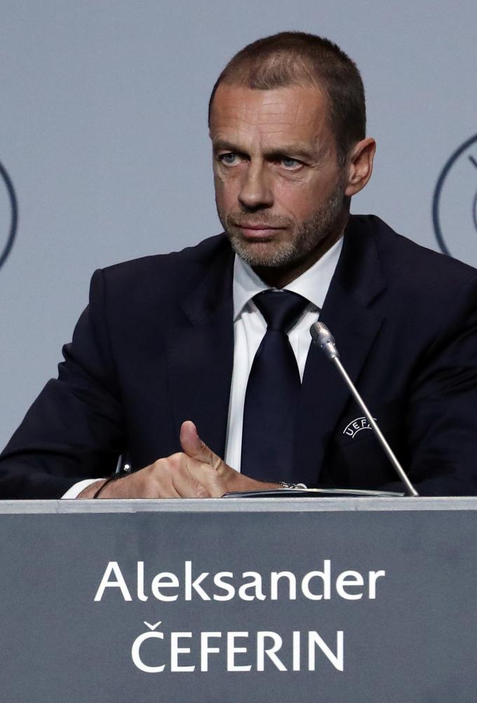 Po mnenju Čeferina je še prezgodaj govoriti o možnih ukrepih glede širitve koronavirusa in vpliva na nogomet. | Foto: Reuters