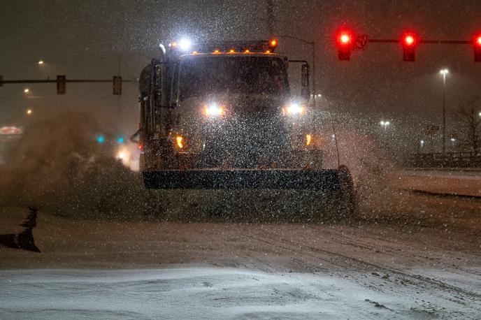 neurje, sneg, ZDA | V Oklahomi in Arkansasu je ponekod že zapadlo več kot 15 centimetrov snega. | Foto Reuters