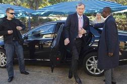 Predsednik Türk v JAR obiskal slovenske ase