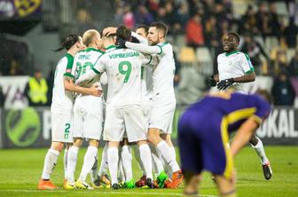 Olimpija izločila Maribor