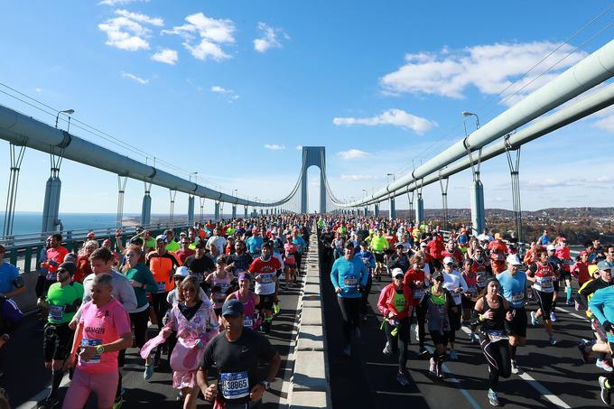 Kljukica na newyorškem maratonu je med tekači najbolj zaželjena. | Foto: Getty Images