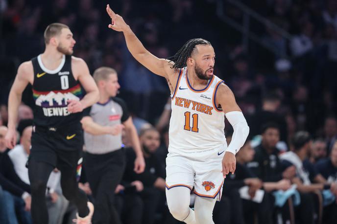 Jalen Brunson | Jalen Brunson je blestel ob zmagi New York Knicks. | Foto Reuters