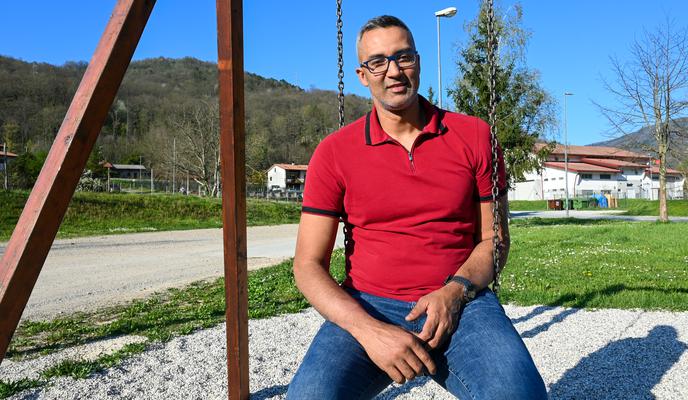 Odraščal v milijonskem Sao Paulu, družino si je ustvaril v vasici ob Soči