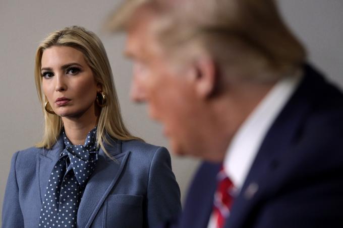 Ameriški predsednik Donald Trump naj bi med drugim razmišljal tudi o pomilostitvah svojih otrok. Na fotografiji je njegova hčerka Ivanka Trump. | Foto: Getty Images