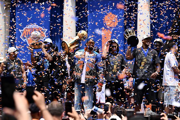 New York Knicks | New York Knicksi so proslavili naslov v ligi NBA. | Foto Reuters