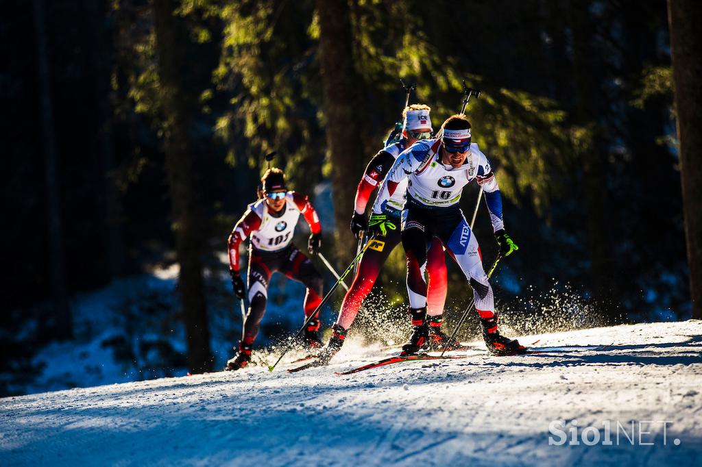 Pokljuka, 20 km, prvi dan