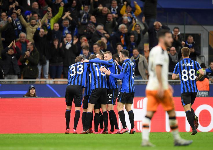 Atalanta je v osmini finala lige prvakov izločila Valencio. | Foto: Reuters