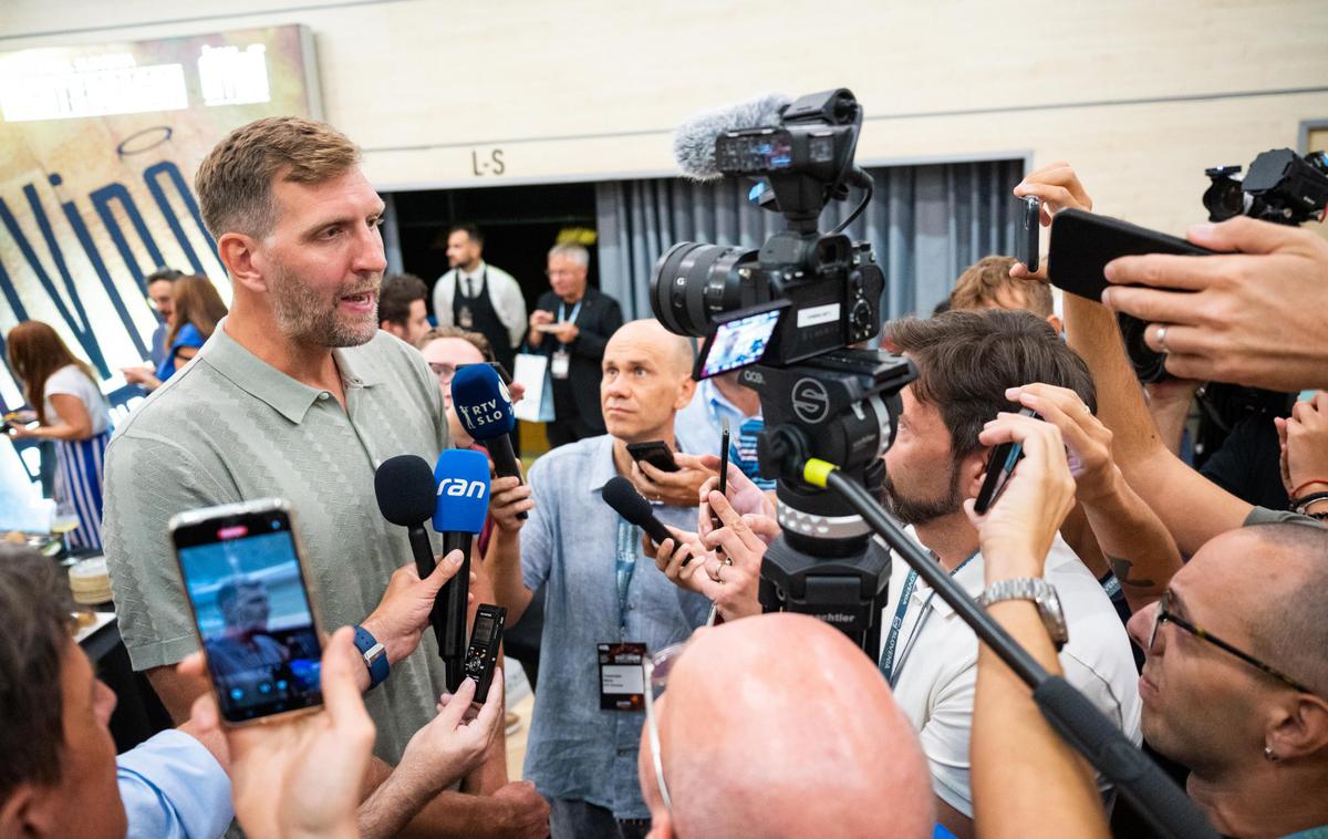 Dirk Nowitzki | Dirk Nowitzki se je z veseljem odzval vabilu Gorana Dragića.  | Foto Boštjan Podlogar/STA