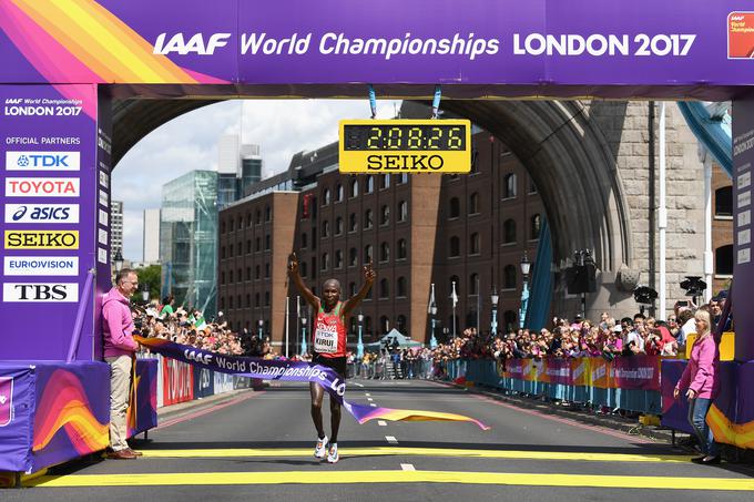 Geoffrey Kirui je novi svetovni prvak v maratonu. | Foto: Getty Images