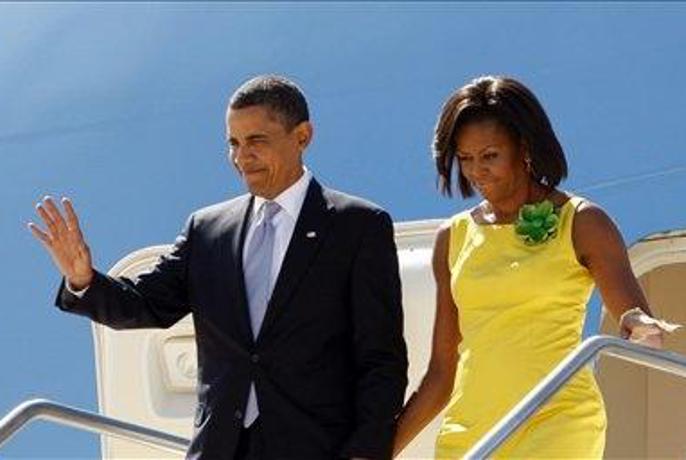 Med najbolje oblečenimi tudi zakonca Obama