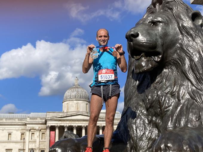 Vrbetič je projekt Six Marathon Majors zaključil oktobra letos, ko je pretekel še maraton v Londonu. | Foto: osebni arhiv/Lana Kokl
