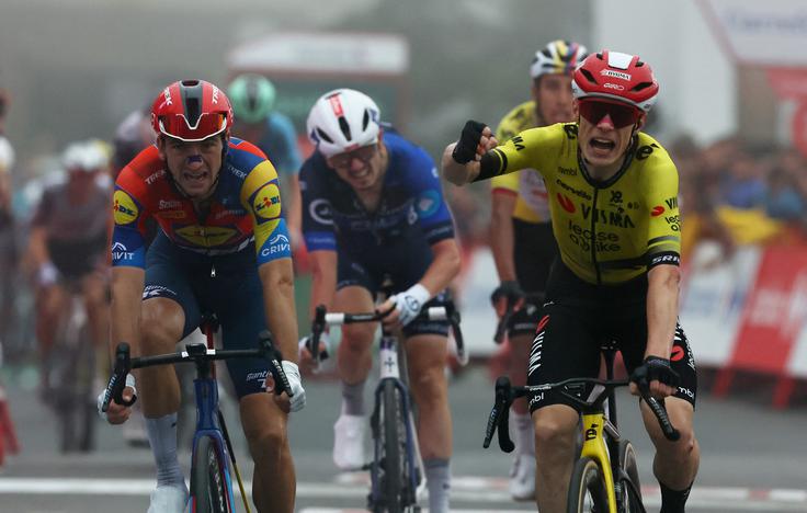 Jonas Vingegaard je nov vodilni na Vuelti. | Foto: Reuters