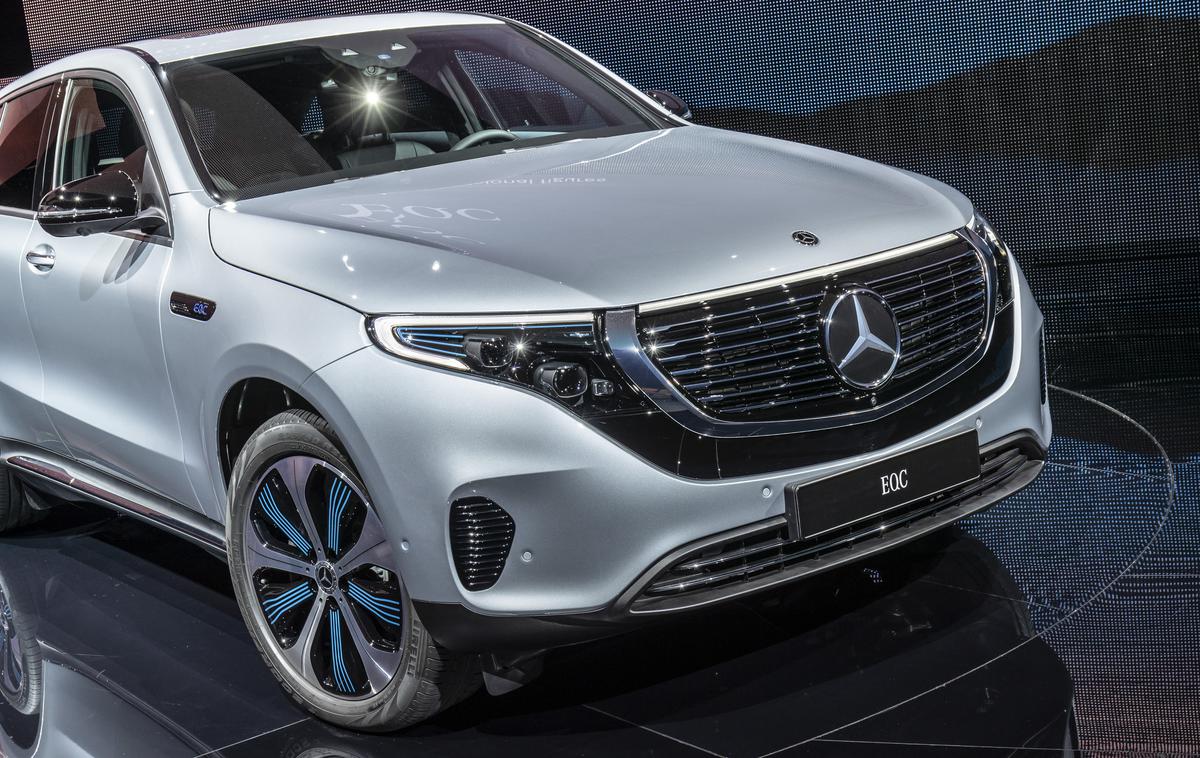 mercedes EQ C | Mercedes-Benz je z električnim crossoverjem EQ C napovedal vlaganja v elektromobilnost in priključne hibride. | Foto Mercedes-Benz