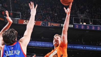 Prve točke Zorana Dragića v ligi NBA, dvojni dvojček Gogija