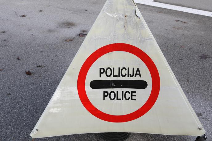 nesreča, znak, policija | To je letošnja druga smrtna žrtev prometnih nesreč na območju PU Celje.  | Foto Tina Deu