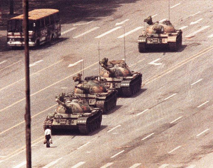 Še danes ni natanko znano, koliko je bilo leta 1989 smrtnih žrtev v protestih na Kitajskem.  | Foto: Reuters