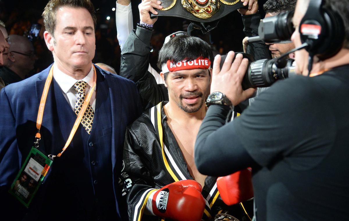 Manny Pacquiao Adrien Broner | Manny Pacquiao je ubranil naslova v velterski kategoriji po verziji WBA. | Foto Reuters