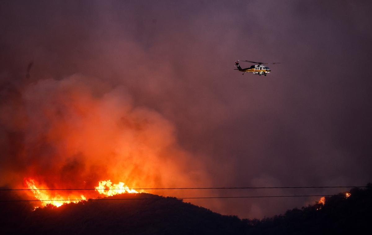 Požar Los Angeles | Požari so močno prizadeli Los Angeles. | Foto Reuters