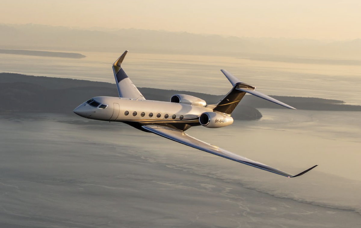 Flexjet gulfstream G650 | Luka Dončić se v Slovenijo vrača z gulfstreamom G650 ER. | Foto FlexJet