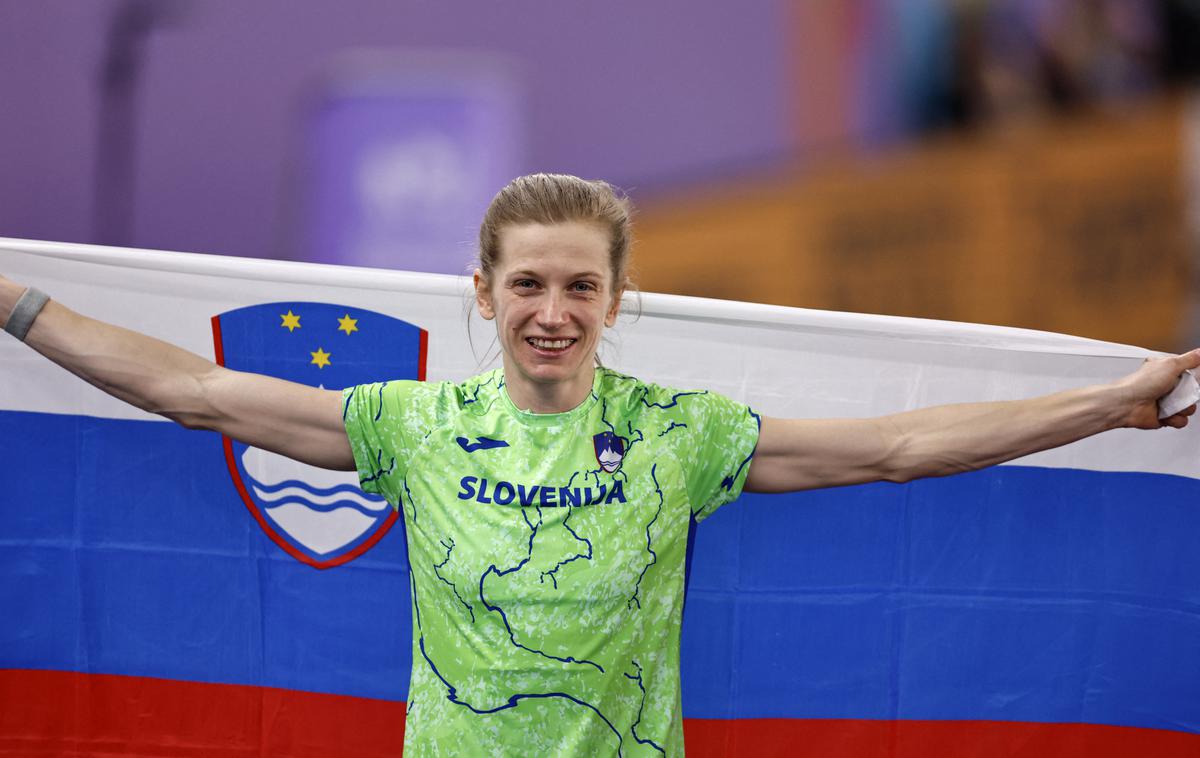 Tina Šutej | Tina Šutej se je izkazala na mitingu v Rabatu. | Foto Reuters